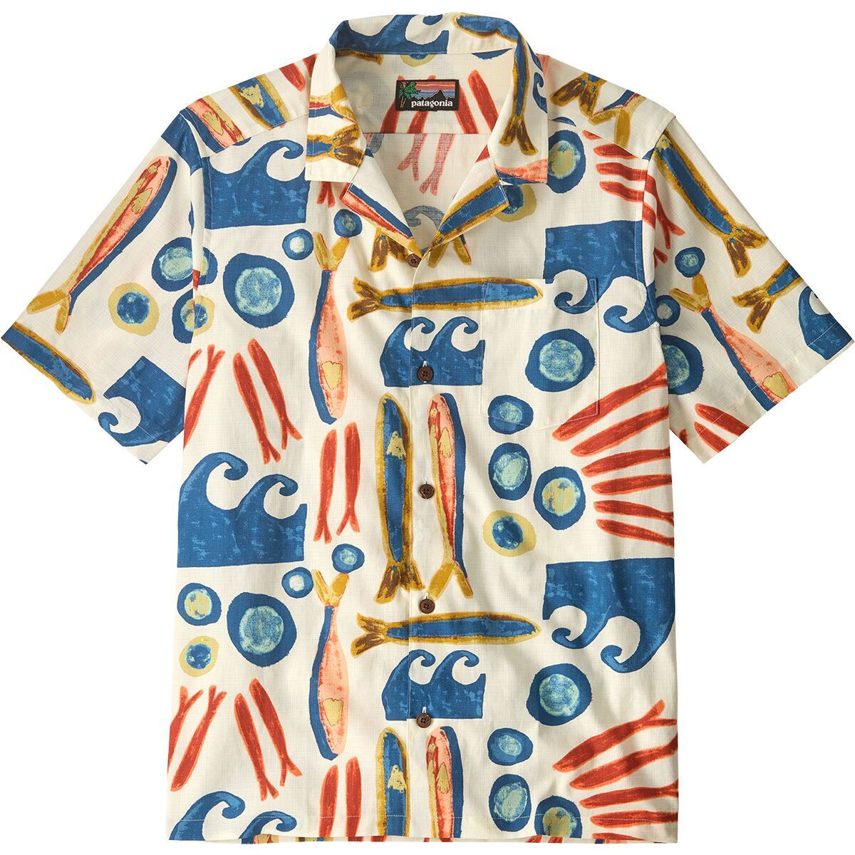 Image of Patagonia Tidal Threads Camp Shirt - Men's Sardines: Natural, L