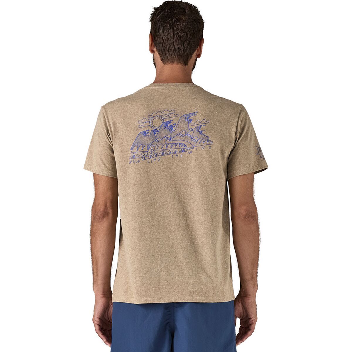 Patagonia Wind Runner Responsibili-Tee Seabird Grey, XL