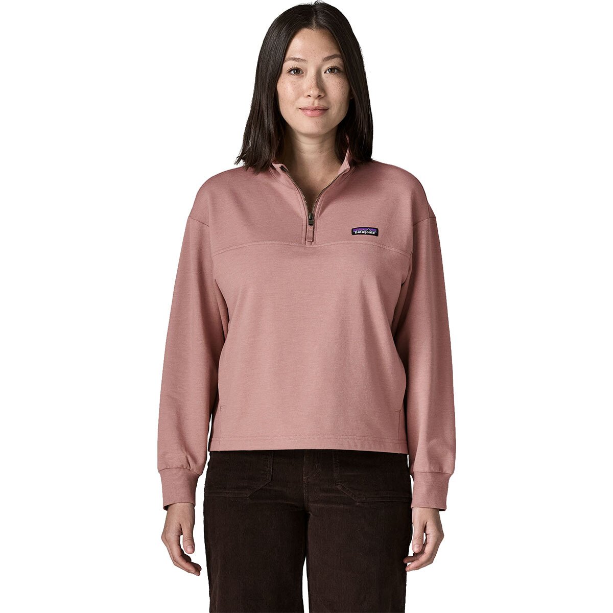 Image of Patagonia Ahnya Pullover - Women's Moonrise Taupe, M