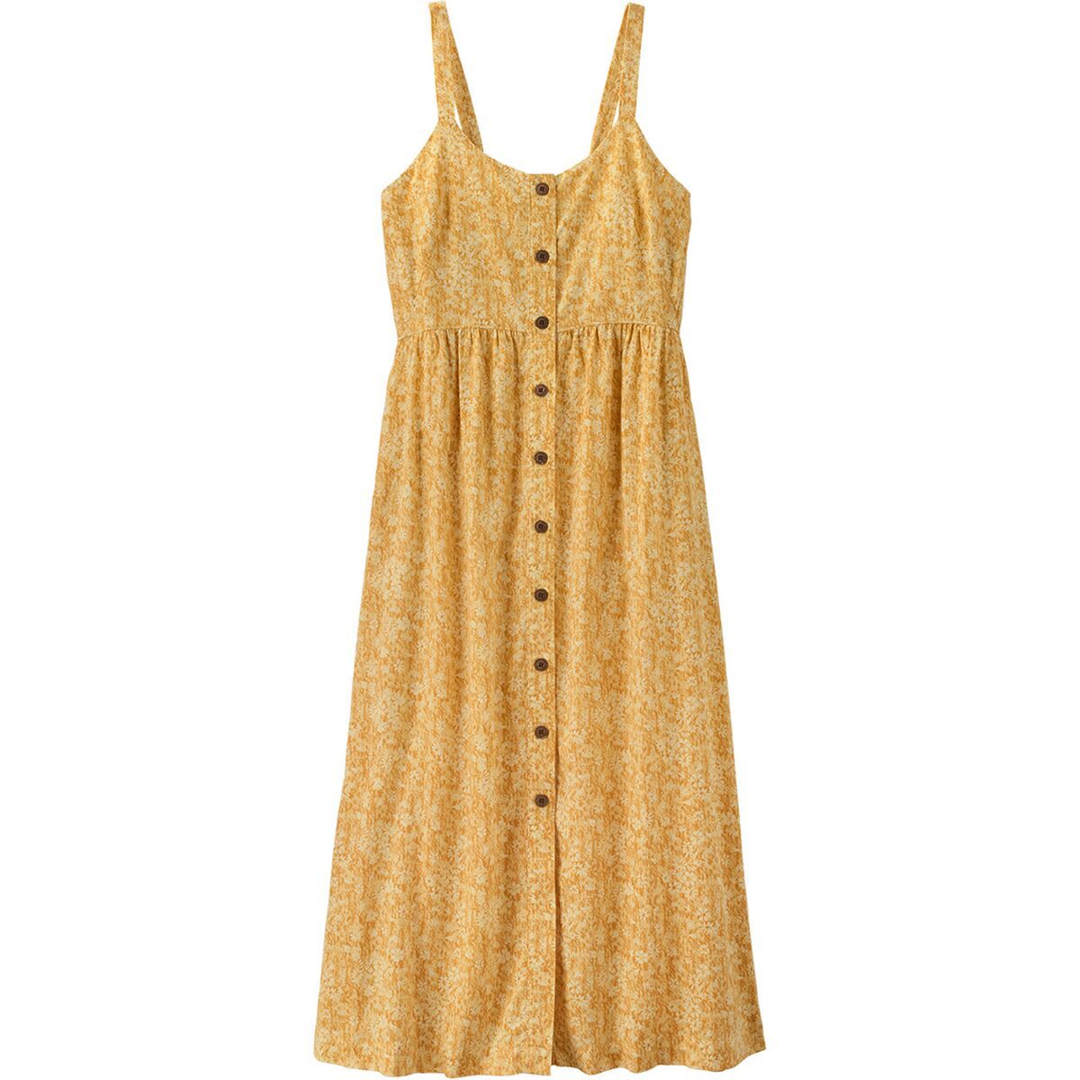 Image of Patagonia Garden Island Dress - Women's Wildflower Pastel: Beeswax Tan, M