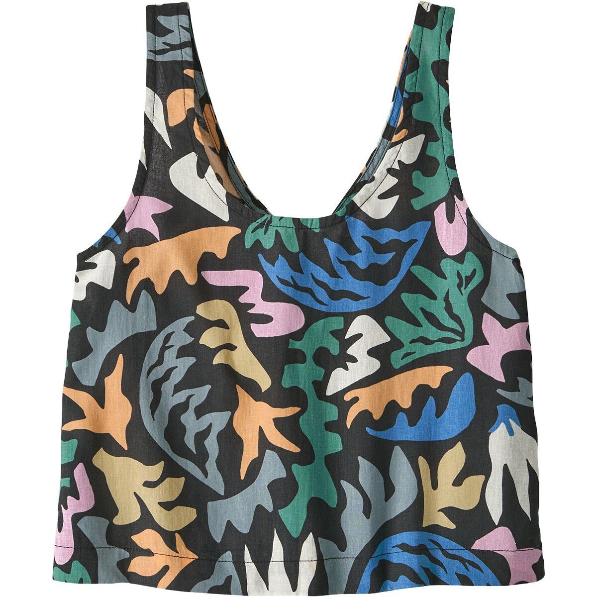 Image of Patagonia Garden Island Top - Women's Abstract Kaleido/Black, M