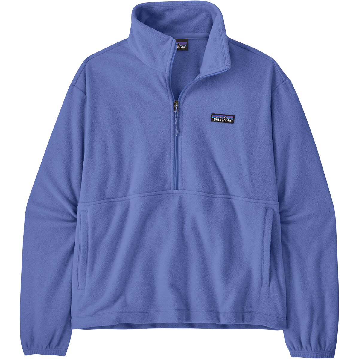 Image of Patagonia Micro D 1/2-Zip Fleece Pullover - Women's Diver Blue, L