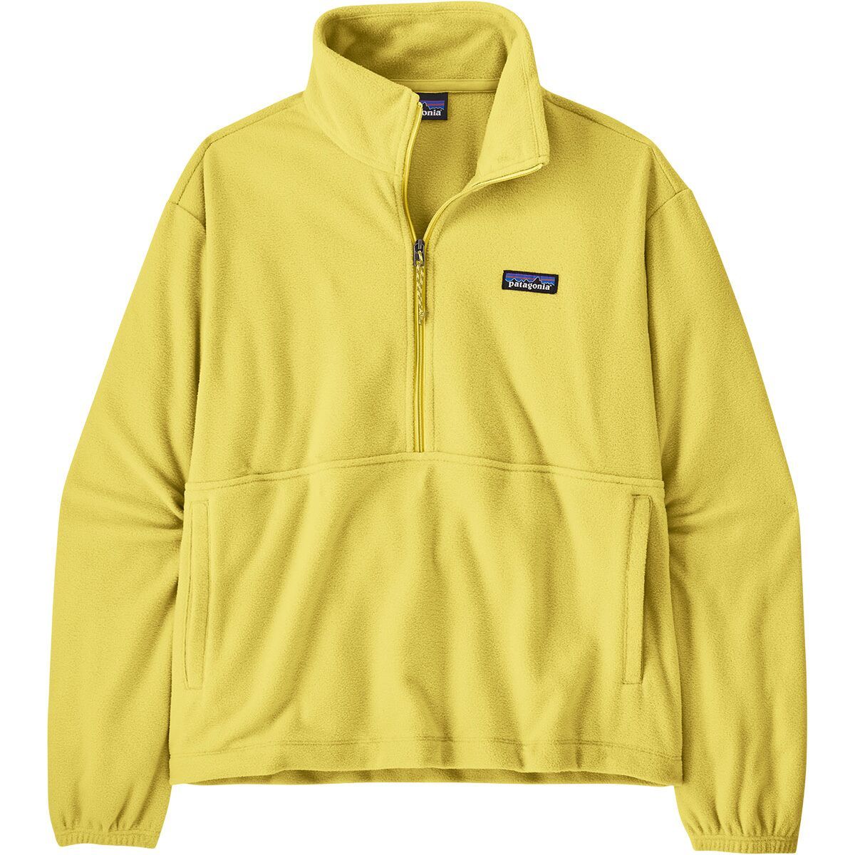 Image of Patagonia Micro D 1/2-Zip Fleece Pullover - Women's Lemon Zest, M