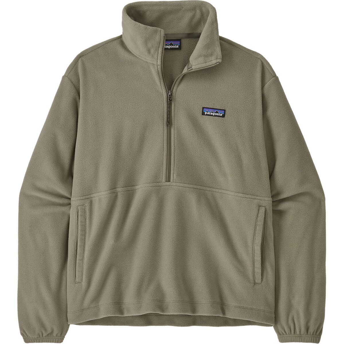 Image of Patagonia Micro D 1/2-Zip Fleece Pullover - Women's River Rock Green, XS