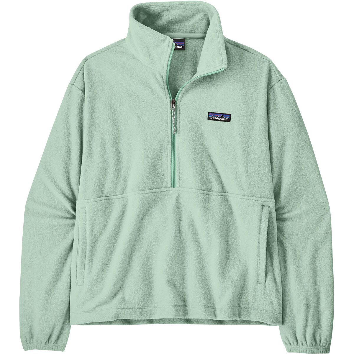 Image of Patagonia Micro D 1/2-Zip Fleece Pullover - Women's Thin Ice, XL