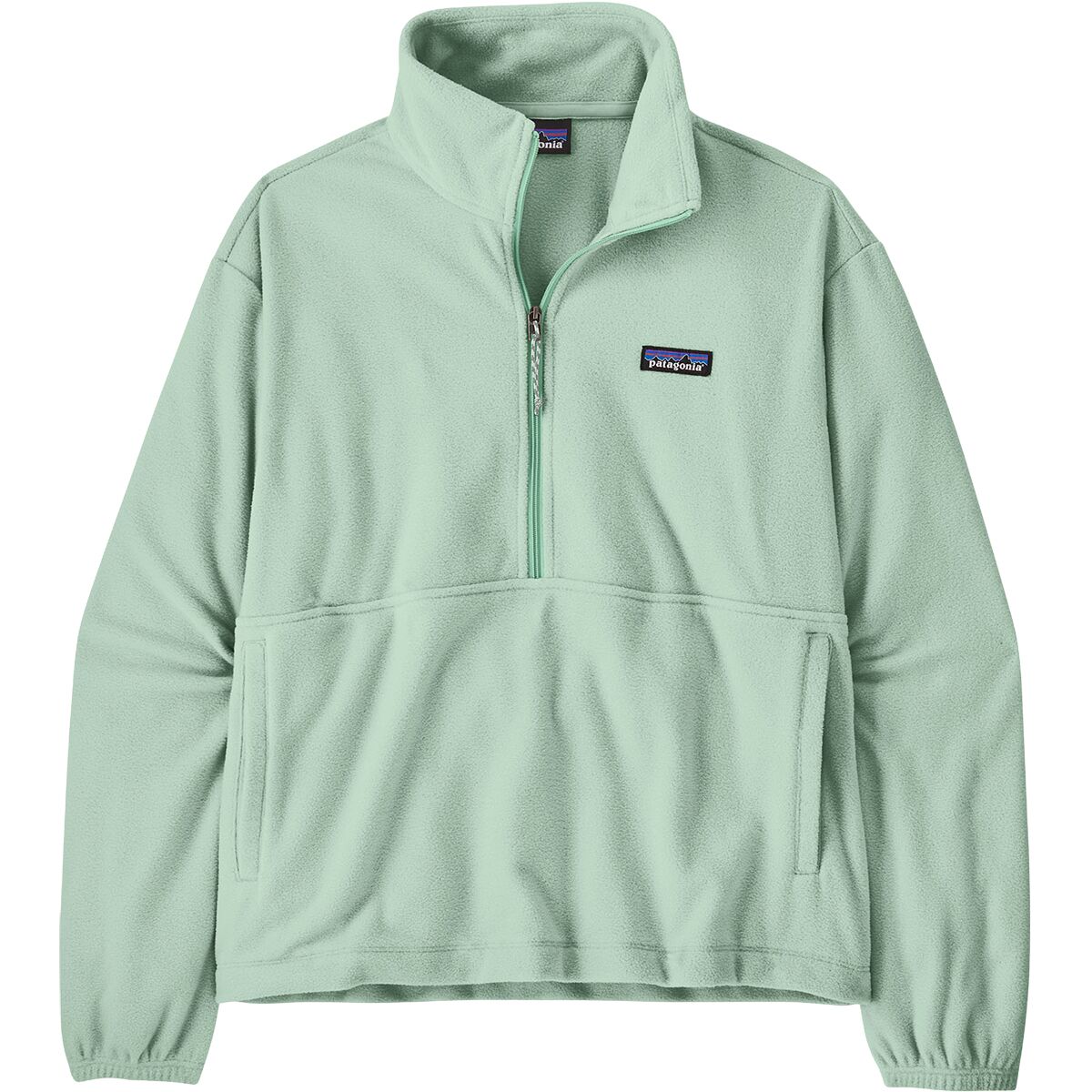 Image of Patagonia Micro D 1/2-Zip Fleece Pullover - Women's Thin Ice, XS