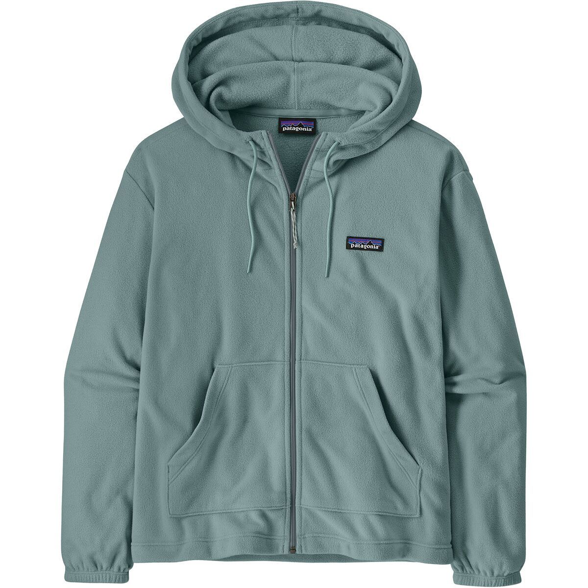 Image of Patagonia Micro D Fleece Hoodie - Women's Blue Sage, XL