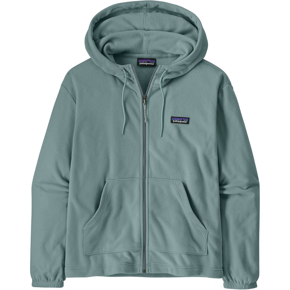 Image of Patagonia Micro D Fleece Hoodie - Women's Blue Sage, XS