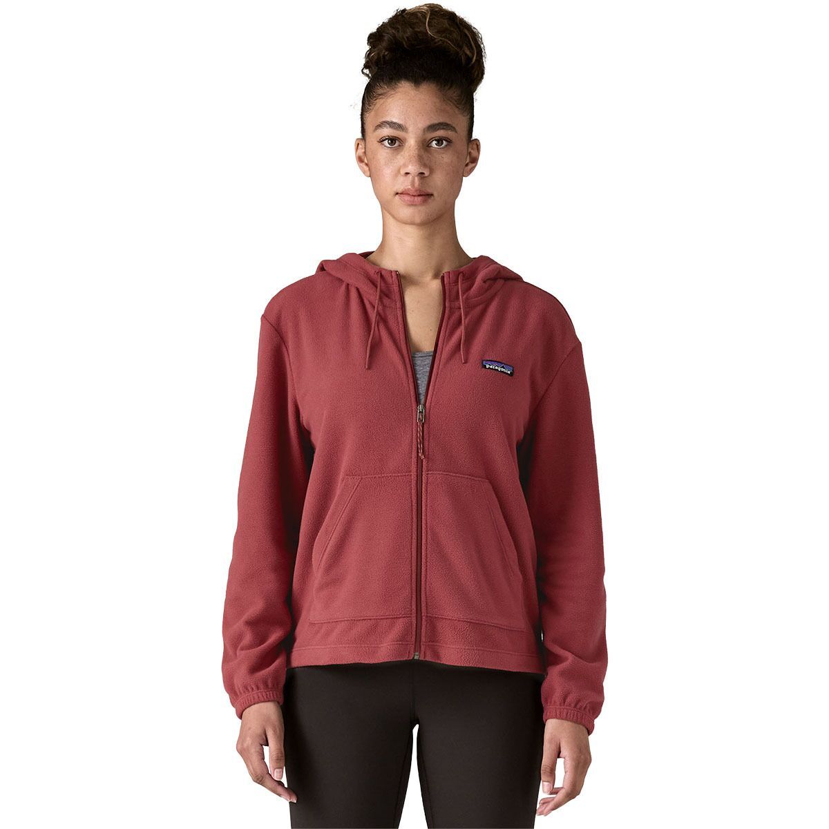 Image of Patagonia Micro D Fleece Hoodie - Women's Sequoia Red, XL