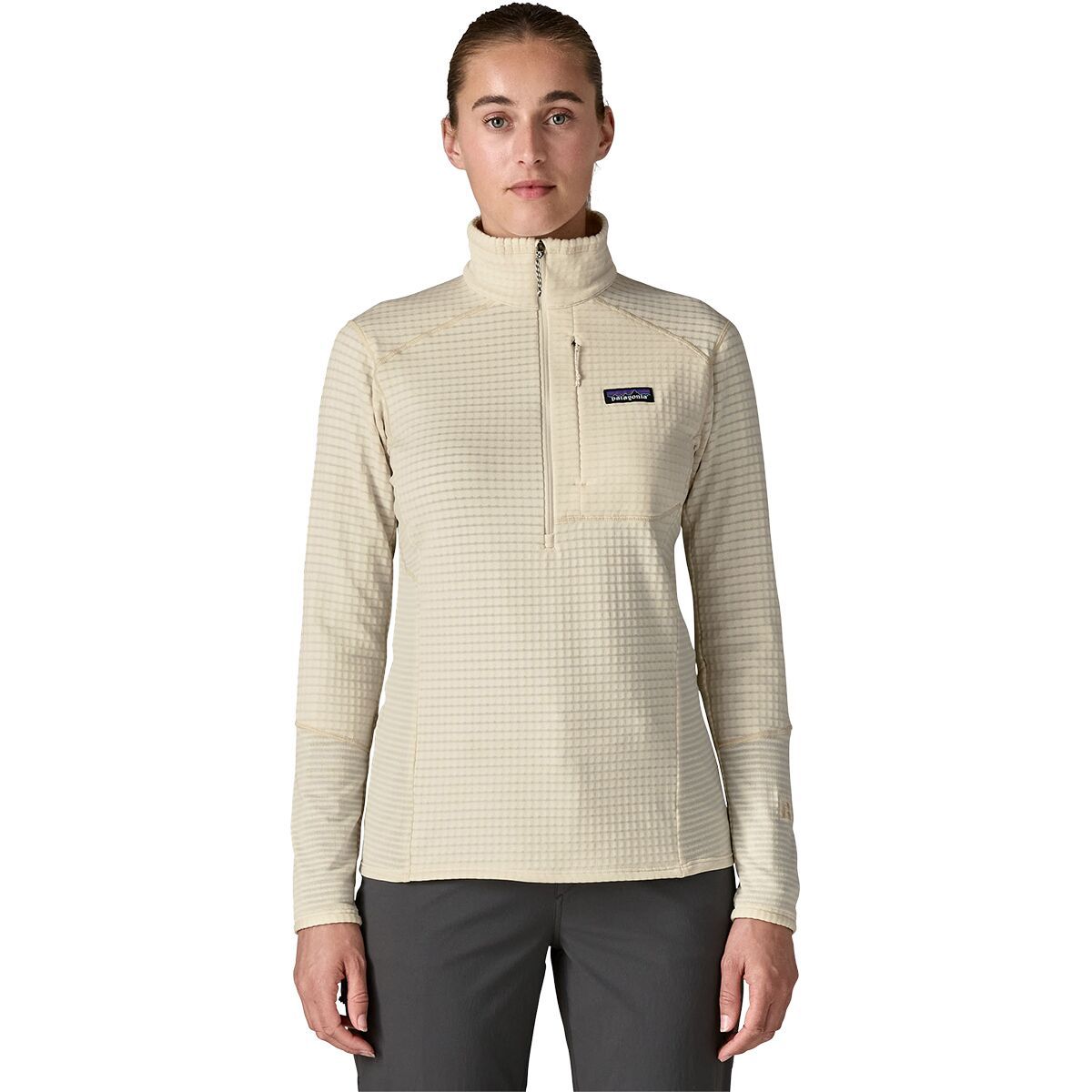 Image of Patagonia R1 Pullover - Women's Wool White, XS