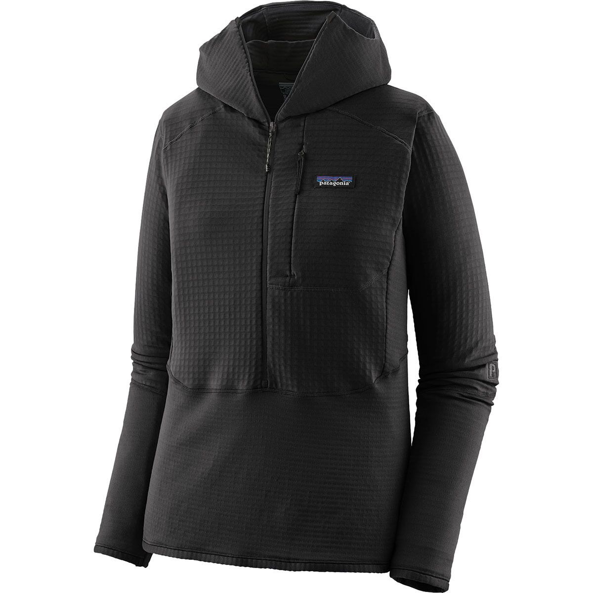Image of Patagonia R1 Pullover Hoodie - Women's Black, XL