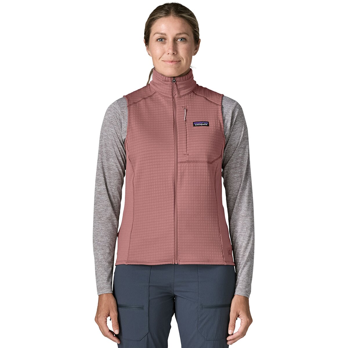 Image of Patagonia R1 Vest - Women's Moonrise Taupe, XS