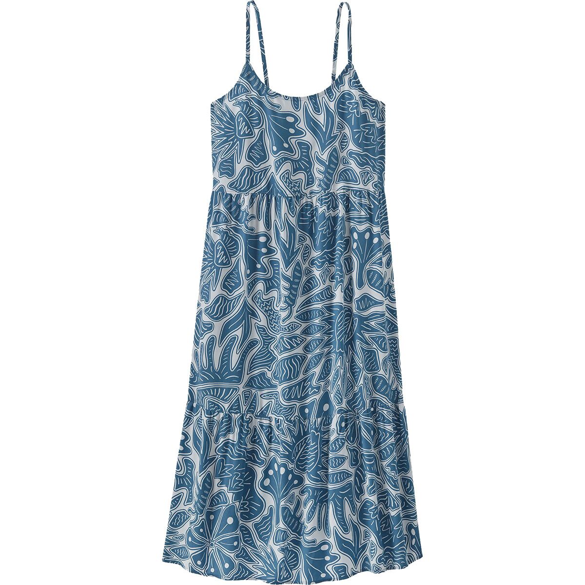 Patagonia Patagonia Tidal Threads Dress - Women's Bees and Flowers: Still Blue, L