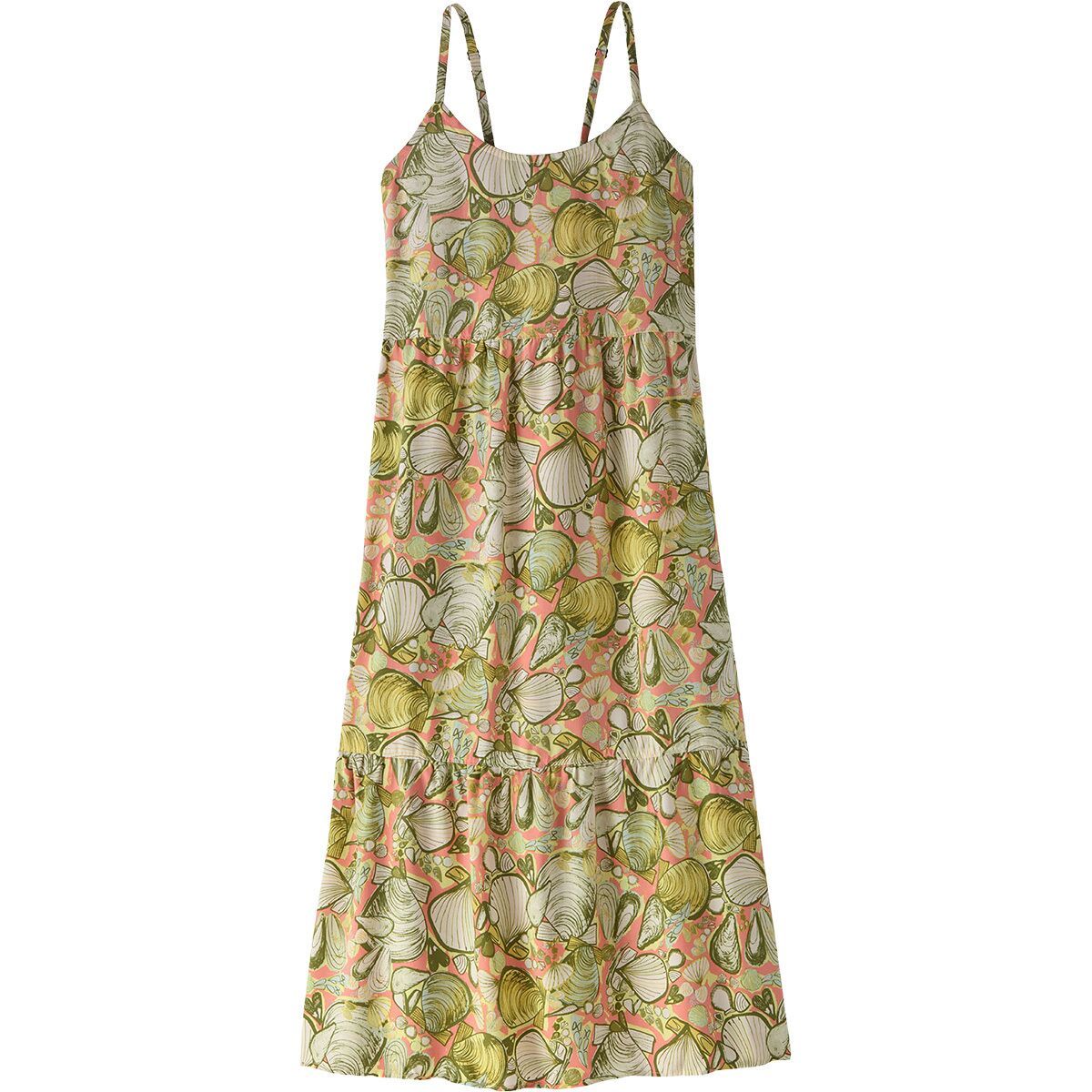 Image of Patagonia Tidal Threads Dress - Women's Shelly Shelly/Mellow Melon, M