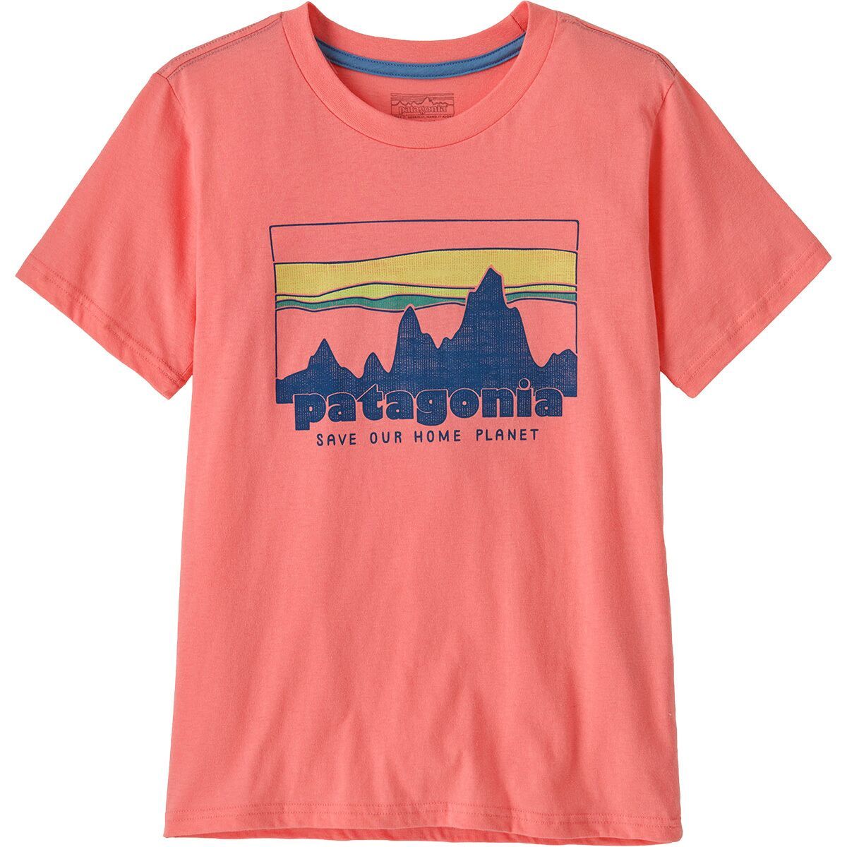 Image of Patagonia 73 Skyline T-Shirt - Kids' Pickled Pink, XS