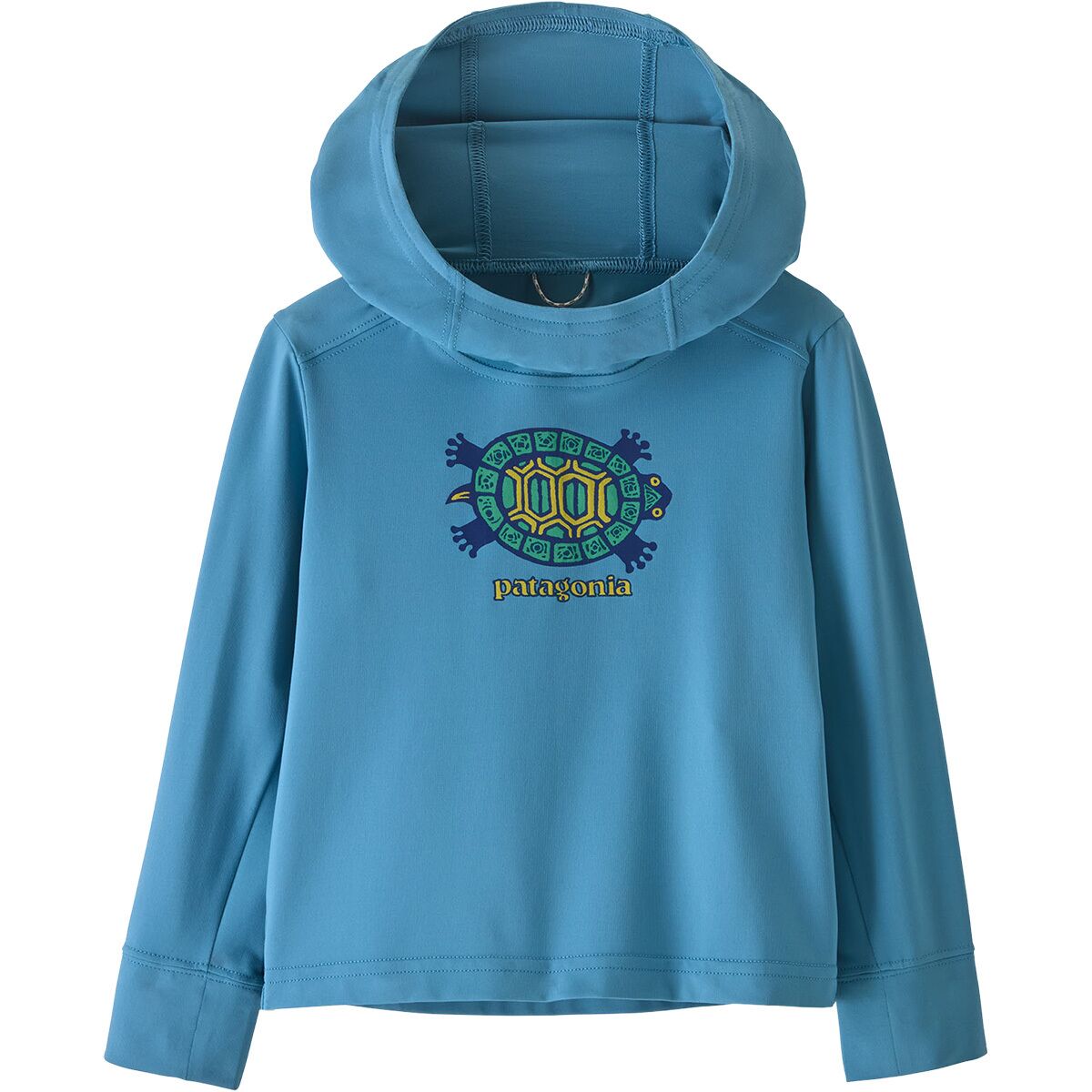 Image of Patagonia Baby Capilene Silkweight Hoodie - Infants' Island Turtle: Shore Blue, 6M
