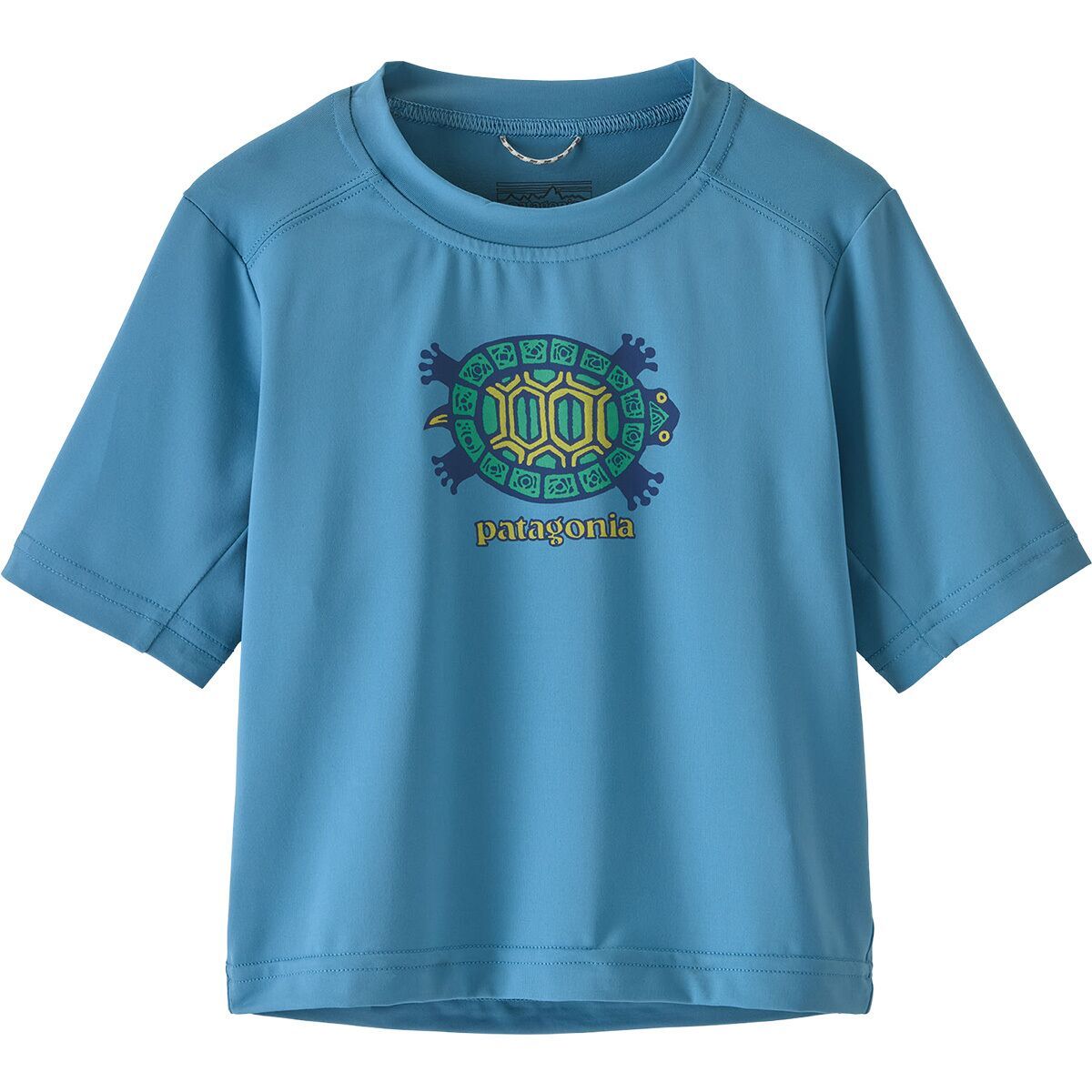 Image of Patagonia Baby Capilene Silkweight T-Shirt - Infants Island Turtle: Shore Blue, 18M
