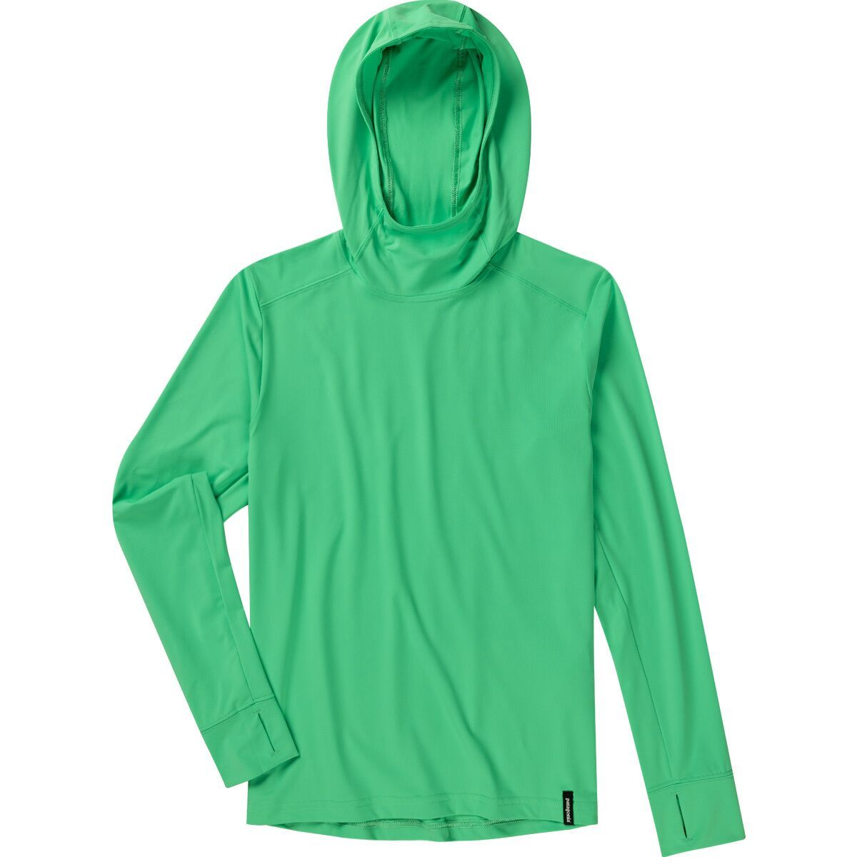 Patagonia Capilene Silkweight Hoodie - Kids' Aloe Green, L