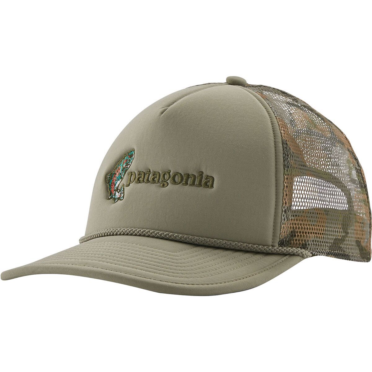 Image of Patagonia Broadcaster Hat Fish Jump: River Rock Green, One Size