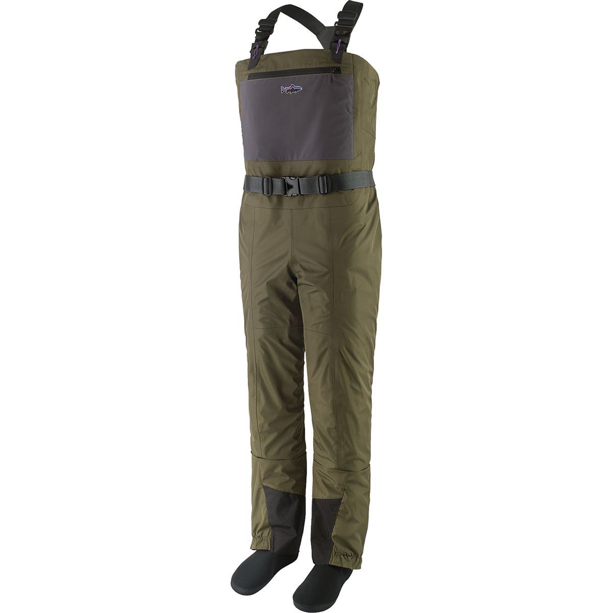 Image of Patagonia Swiftcurrent Traverse Waders - Women's Basin Green, SRM