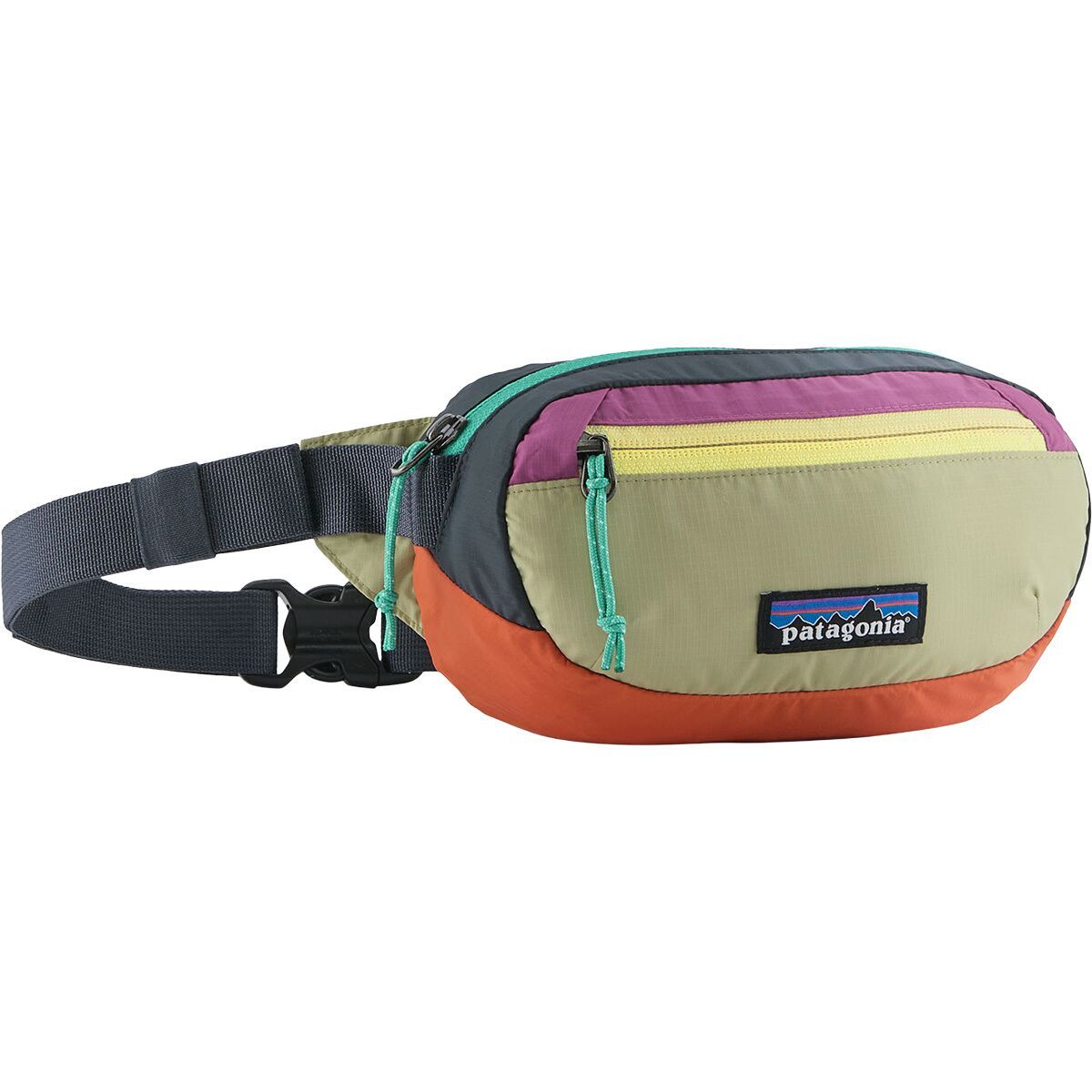 Image of Patagonia Terravia Mini Hip Pack Patchwork: Gumtree Green, One Size
