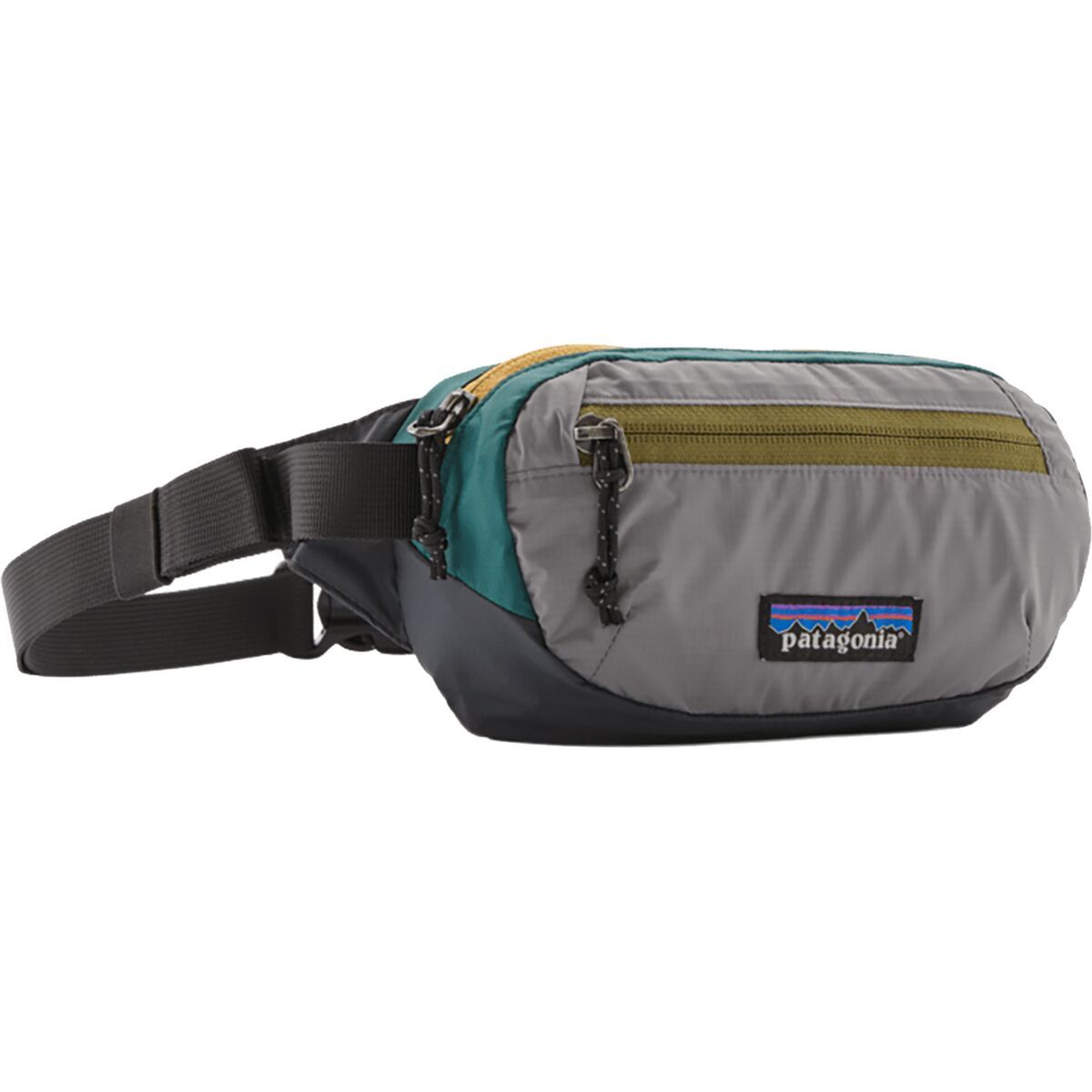 Image of Patagonia Terravia Mini Hip Pack Patchwork: Noble Grey, One Size