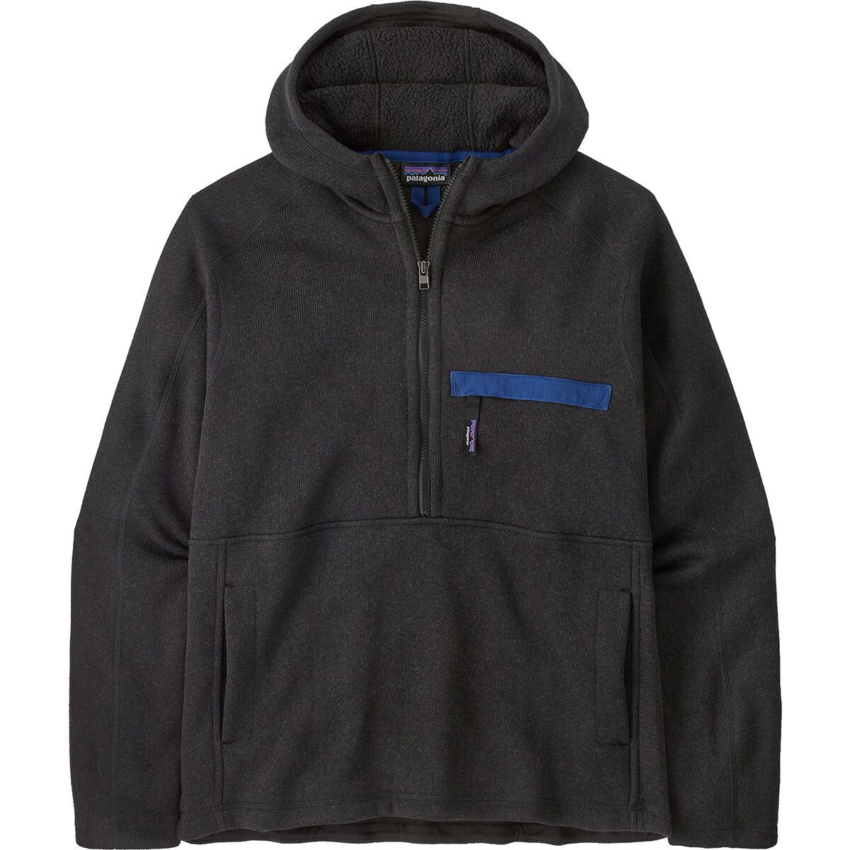 Image of Patagonia Better Sweater 1/2-Zip Pullover - Men's Black, XXL