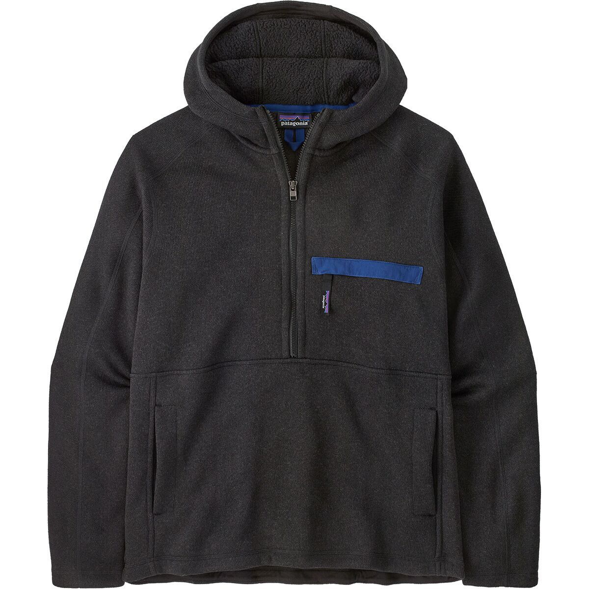 Image of Patagonia Better Sweater 1/2-Zip Pullover - Men's Black, L