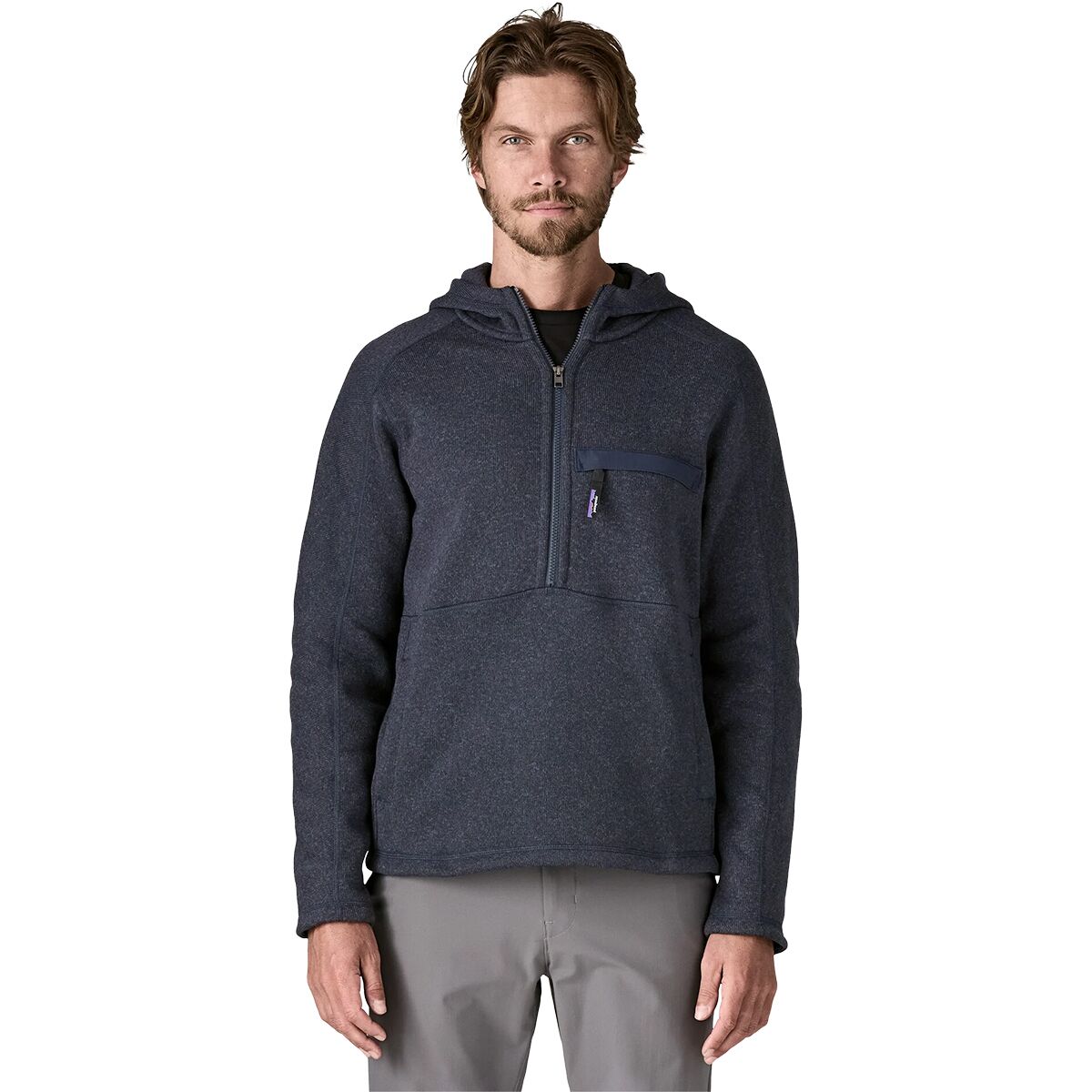 Image of Patagonia Better Sweater 1/2-Zip Pullover - Men's New Navy, M