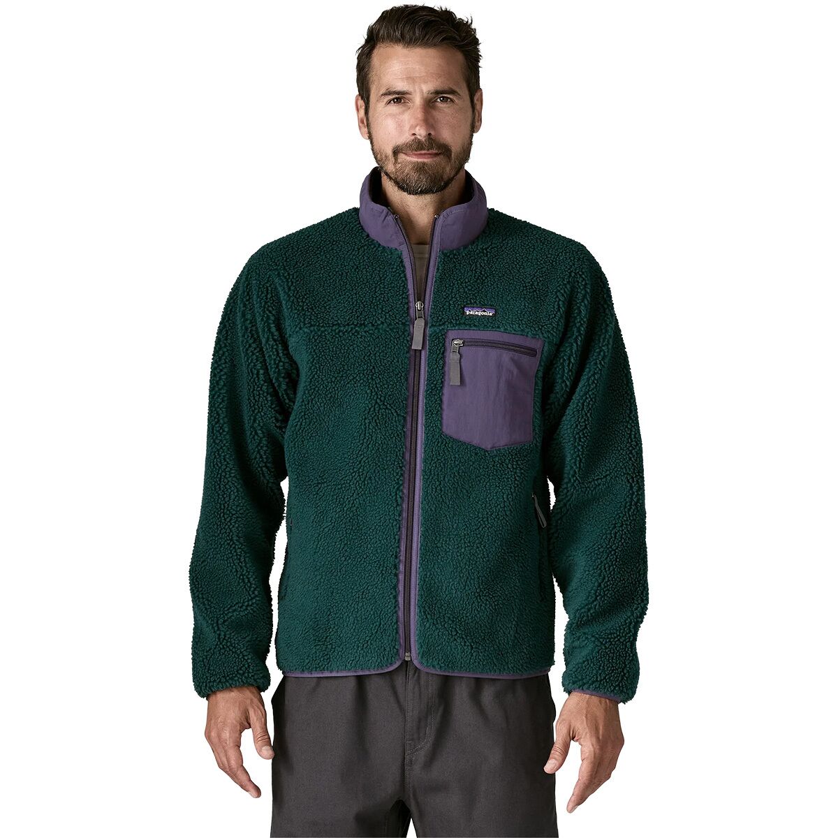 Image of Patagonia Classic Retro-X Jacket - Men's Cascade Green, M