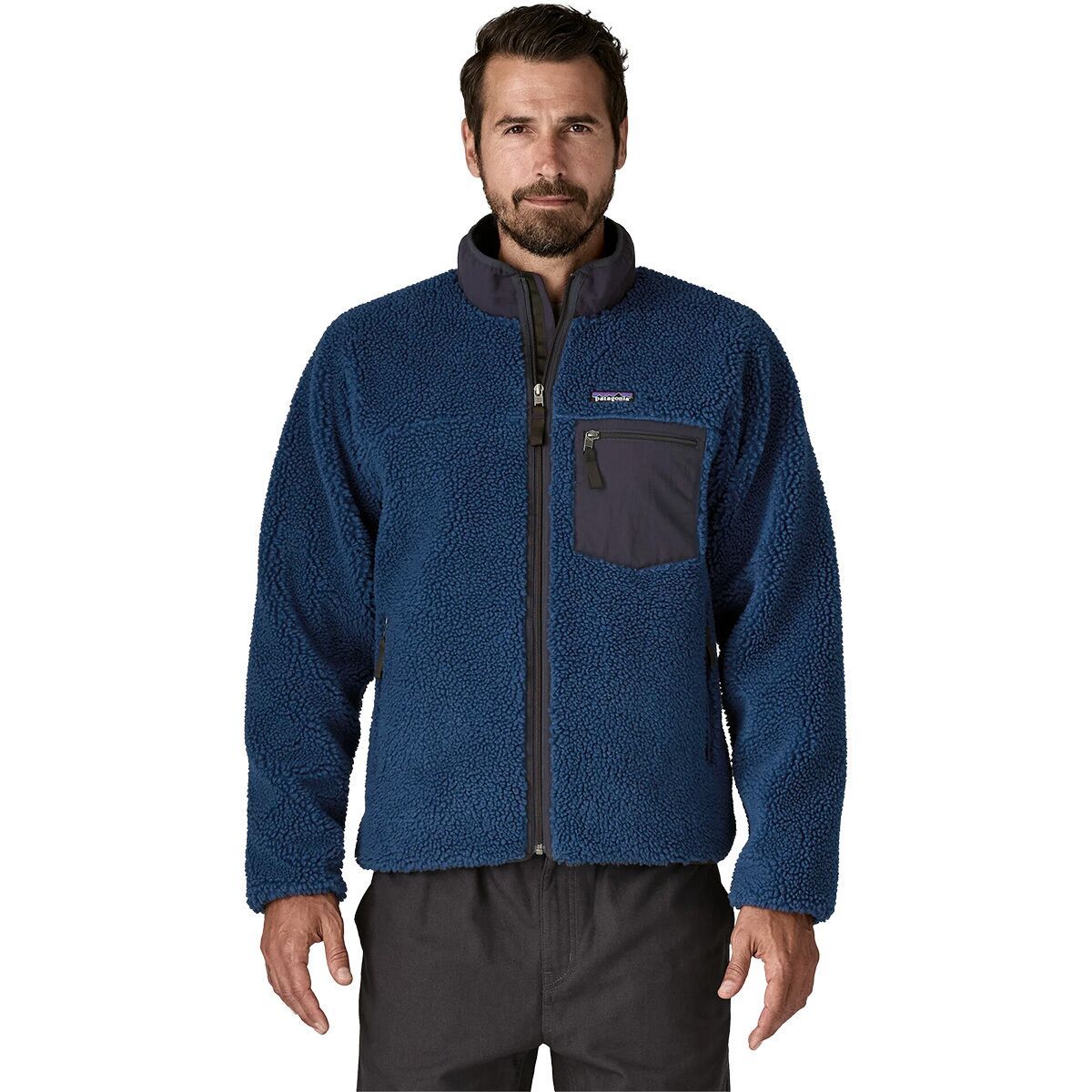 Image of Patagonia Classic Retro-X Jacket - Men's Clement Blue, XXL