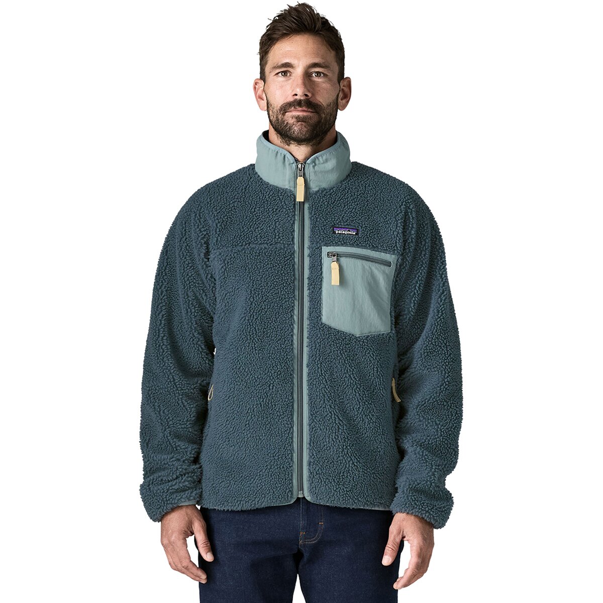 Image of Patagonia Classic Retro-X Jacket - Men's Summit Blue, L