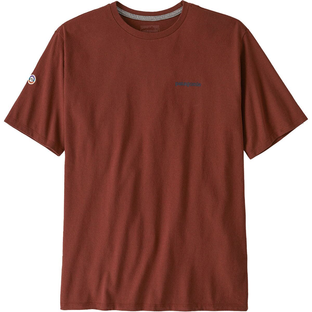 Image of Patagonia Fitz Roy Icon Responsibili-Tee - Men's Dried Vanilla, L