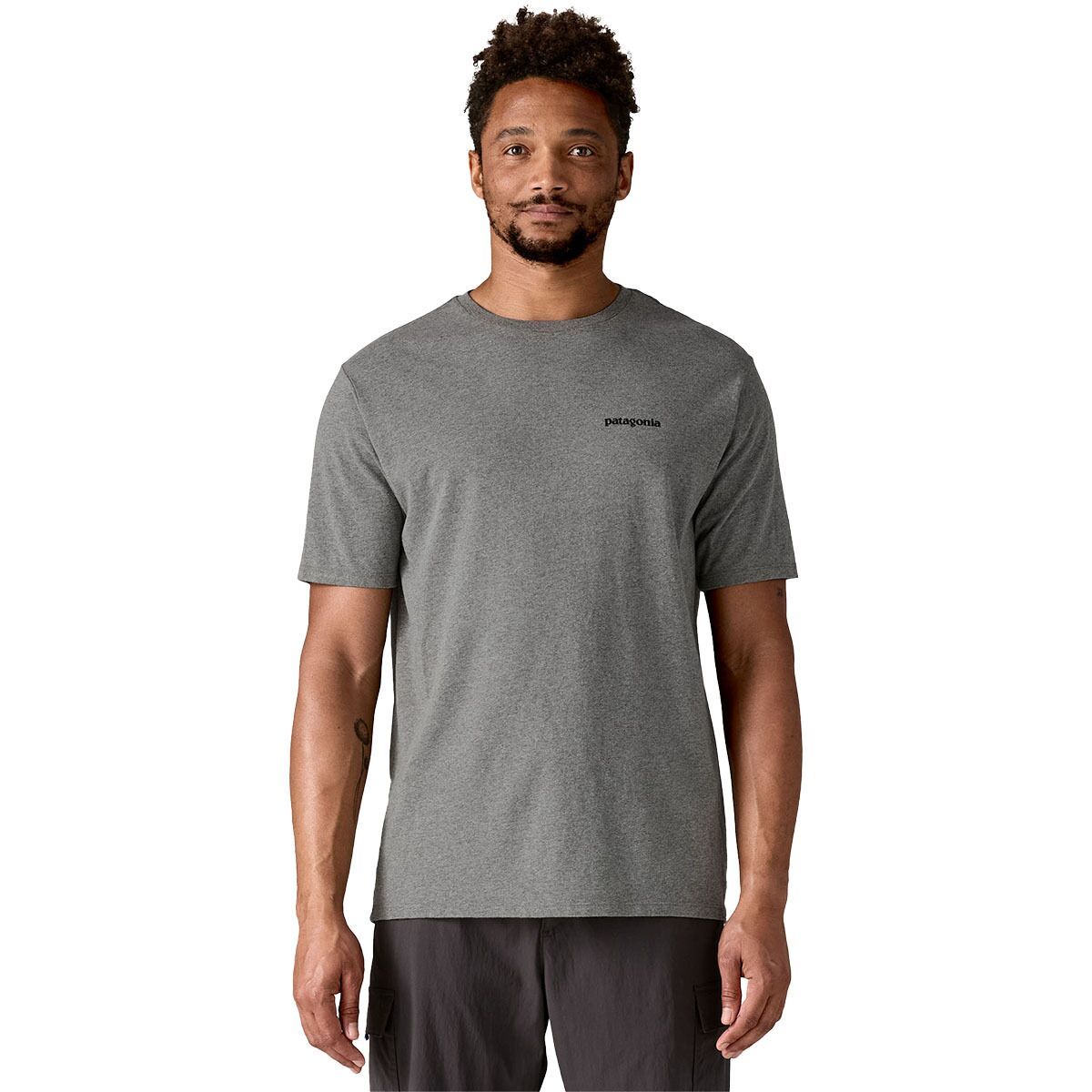 Image of Patagonia Fitz Roy Icon Responsibili-Tee - Men's Gravel Heather, M