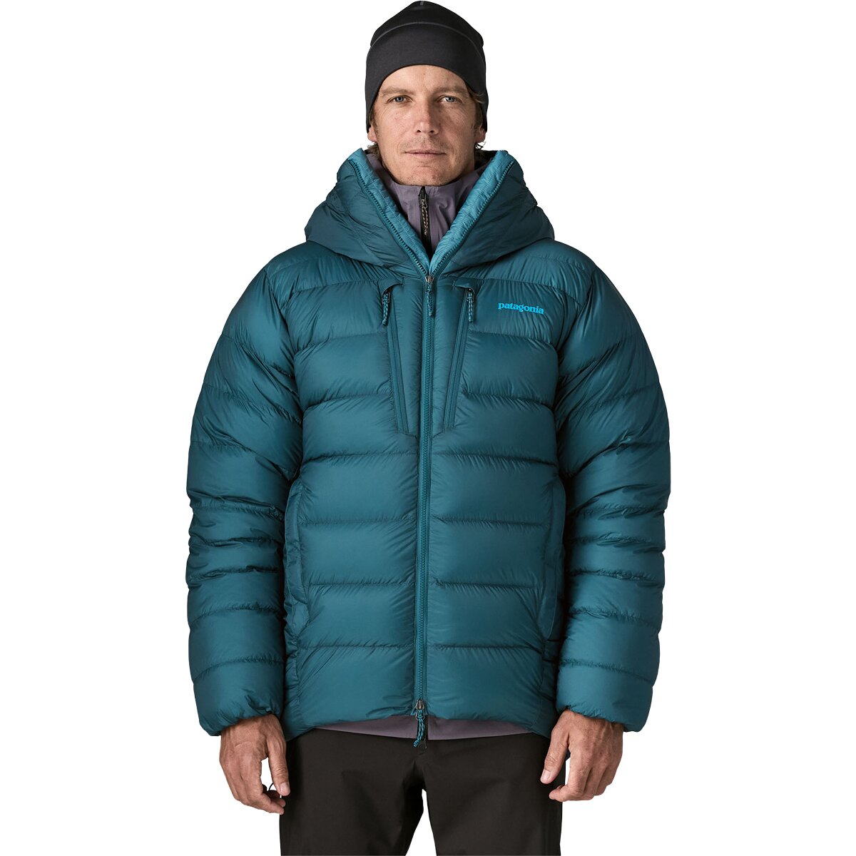 Image of Patagonia Grade VII Down Parka - Men's Glacial Blue, L