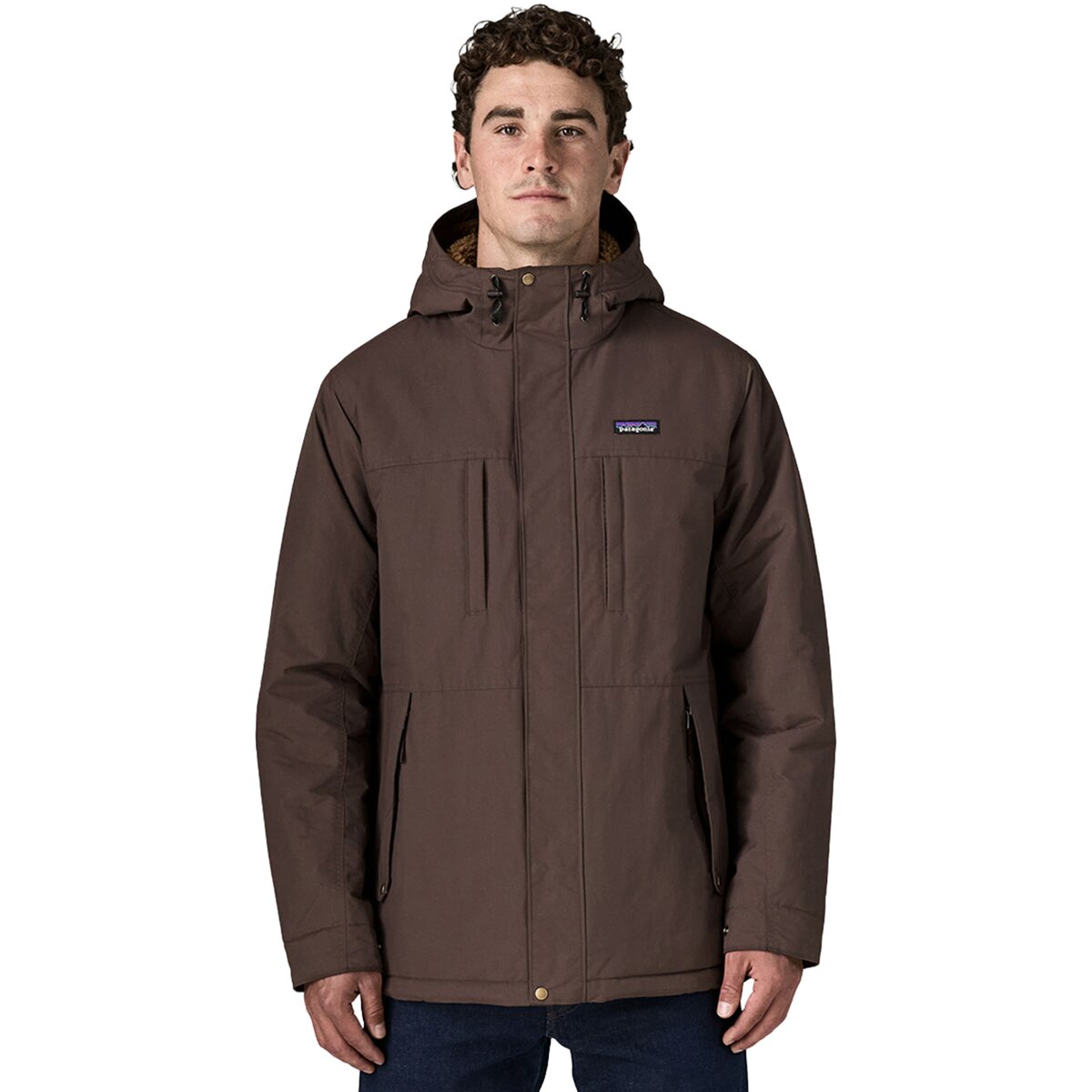 Image of Patagonia Isthmus Parka - Men's Den Brown, L
