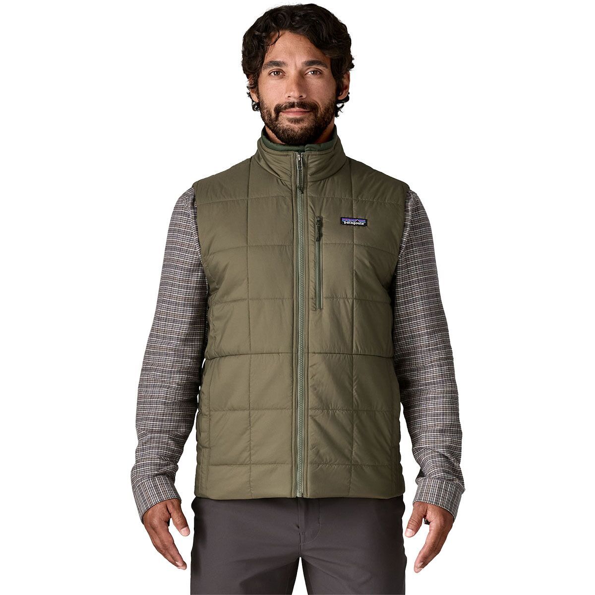 Image of Patagonia Light Gust Vest - Men's Basin Green, L