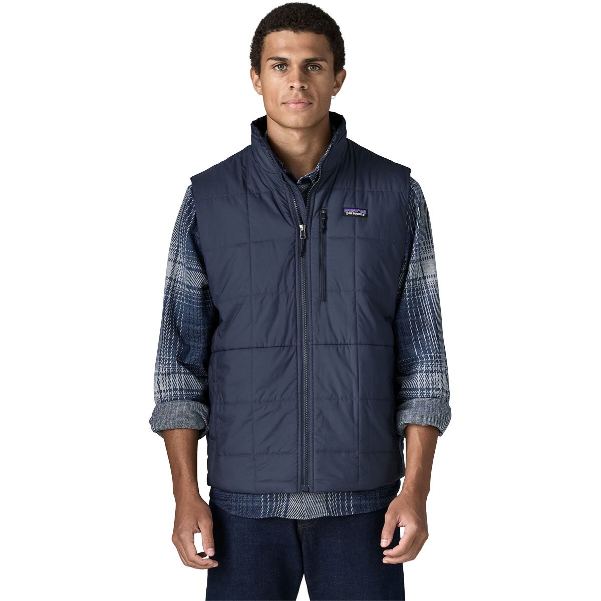 Image of Patagonia Light Gust Vest - Men's New Navy, XXL