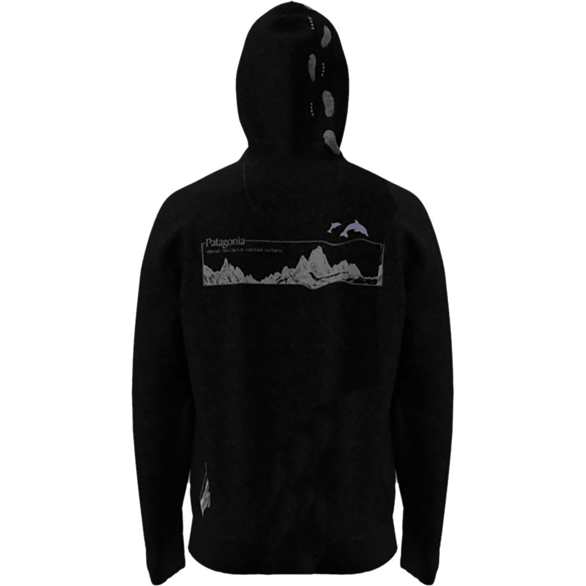 Image of Patagonia Long Way Round Uprisal Hoodie Black, S