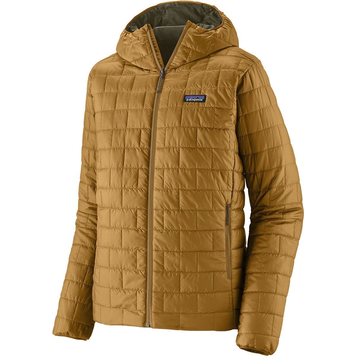 Image of Patagonia Nano Puff Hooded Insulated Jacket - Men's Bobcat Brown, L