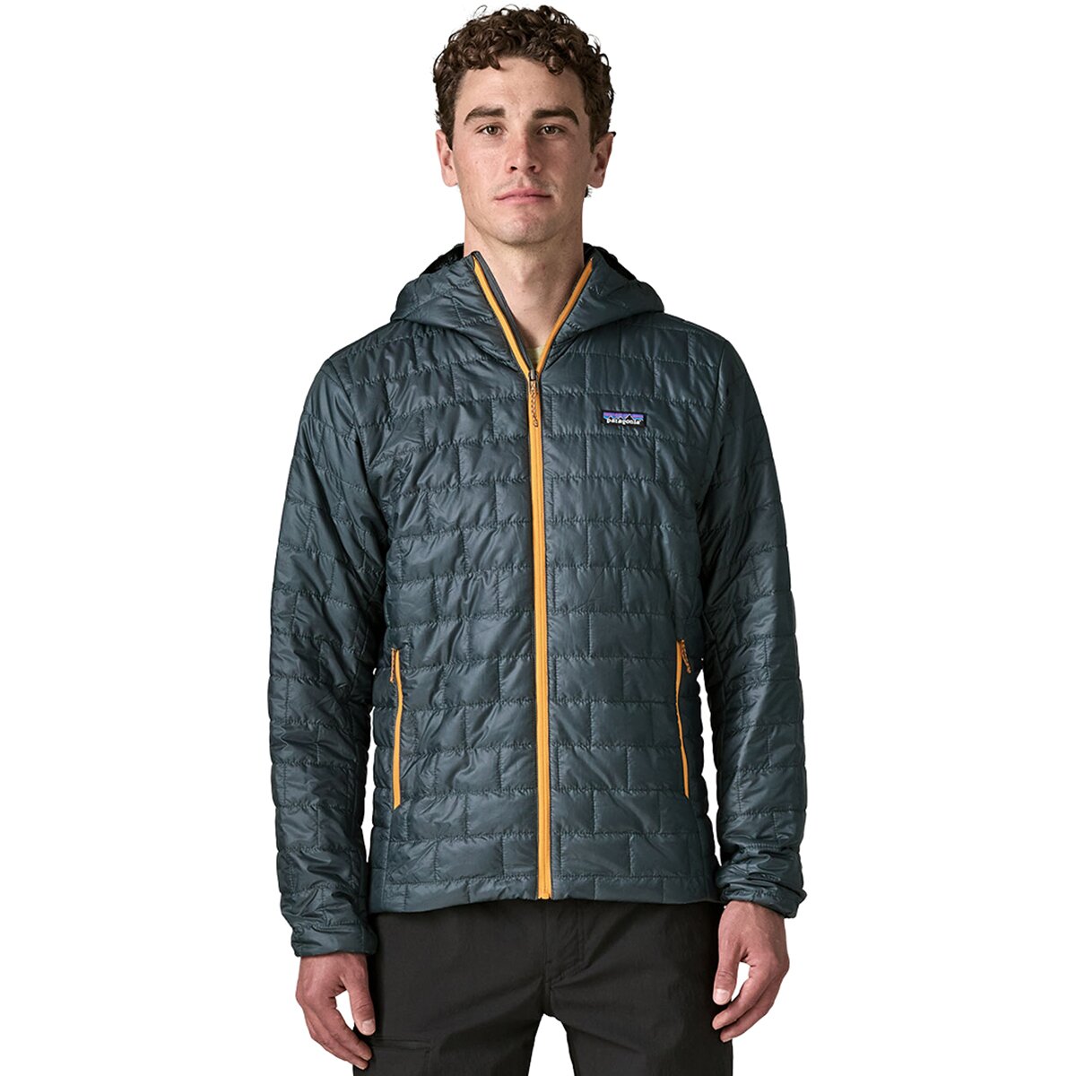 Image of Patagonia Nano Puff Insulated Hoodie - Men's Summit Blue, L