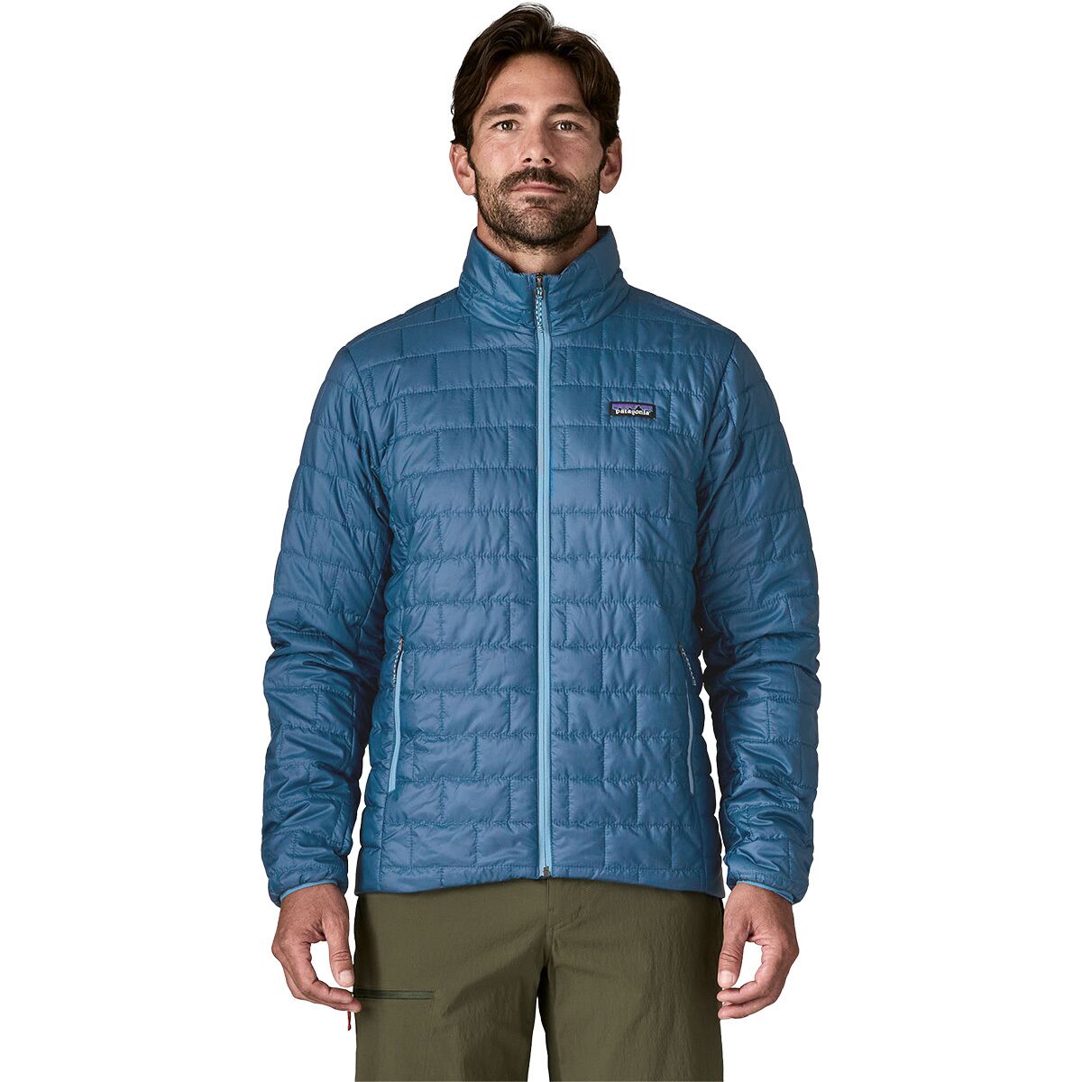 Image of Patagonia Nano Puff Insulated Jacket - Men's Aquatic Blue, XL