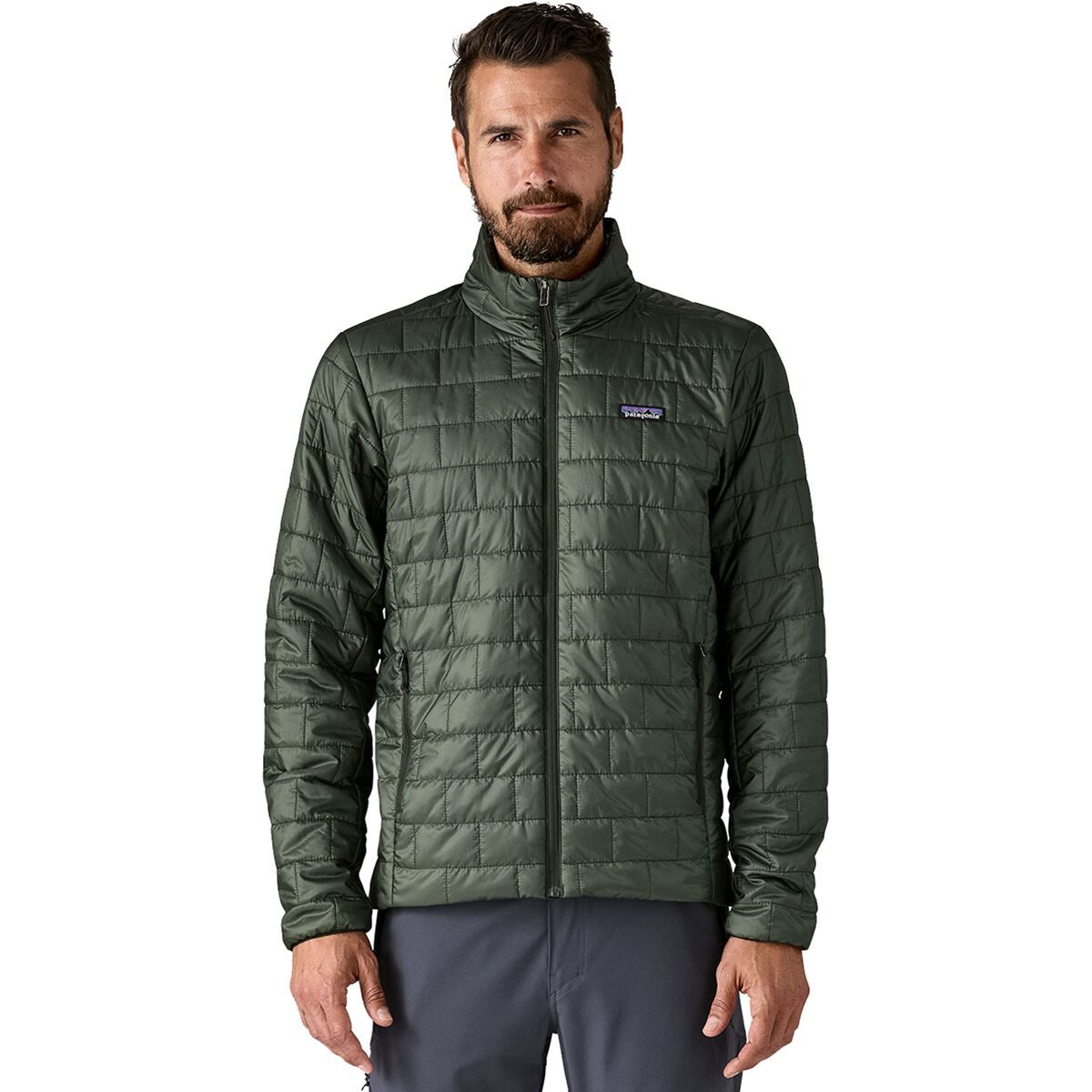 Image of Patagonia Nano Puff Insulated Jacket - Men's Old Growth Green, S