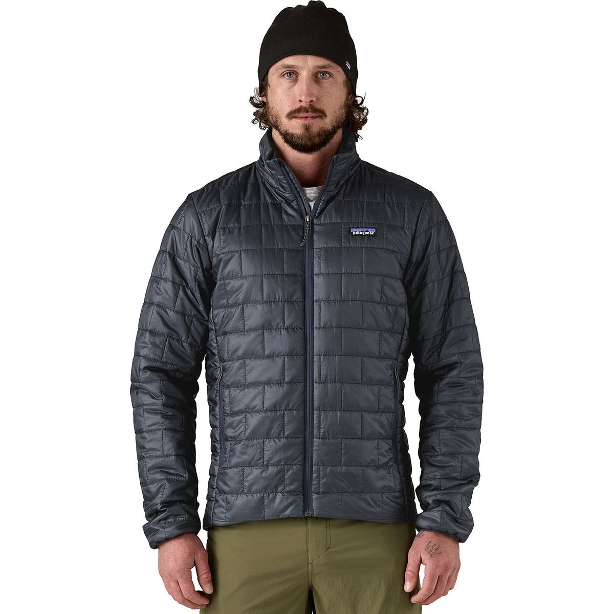 Image of Patagonia Nano Puff Insulated Jacket - Men's Smolder Blue, M