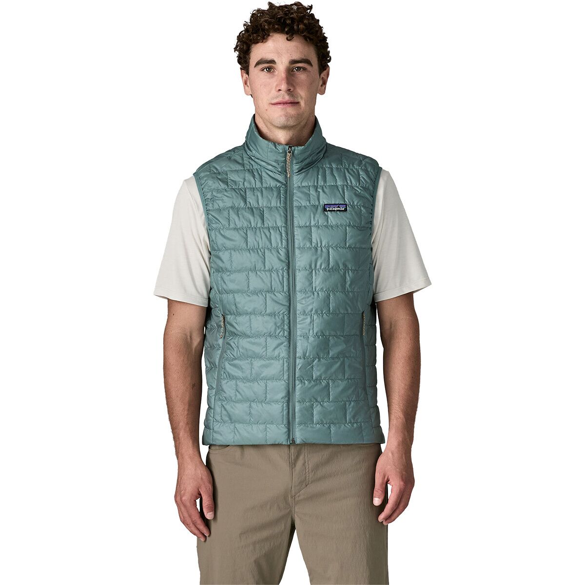 Image of Patagonia Nano Puff Vest - Men's Blue Sage, S