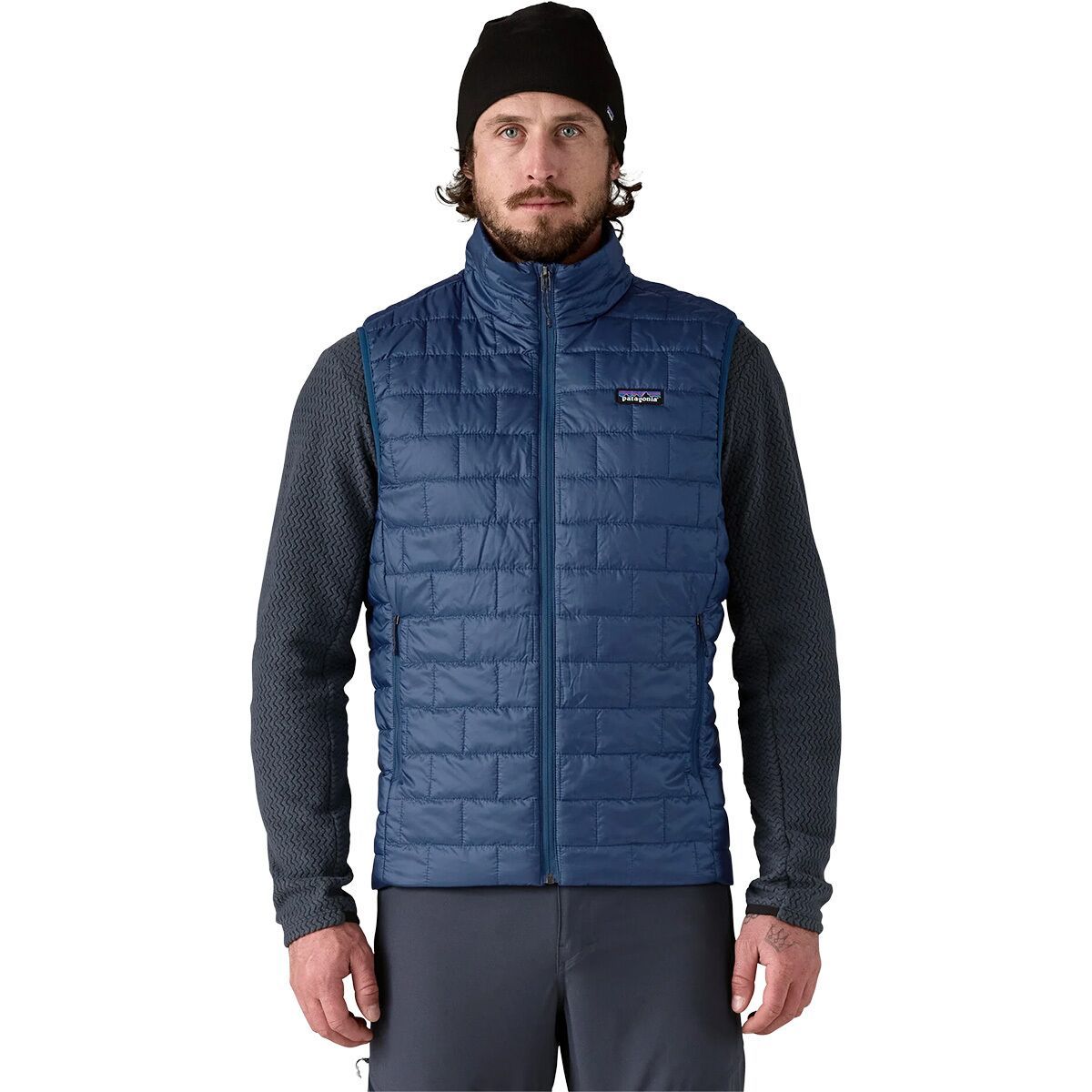 Image of Patagonia Nano Puff Vest - Men's Clement Blue, XXL
