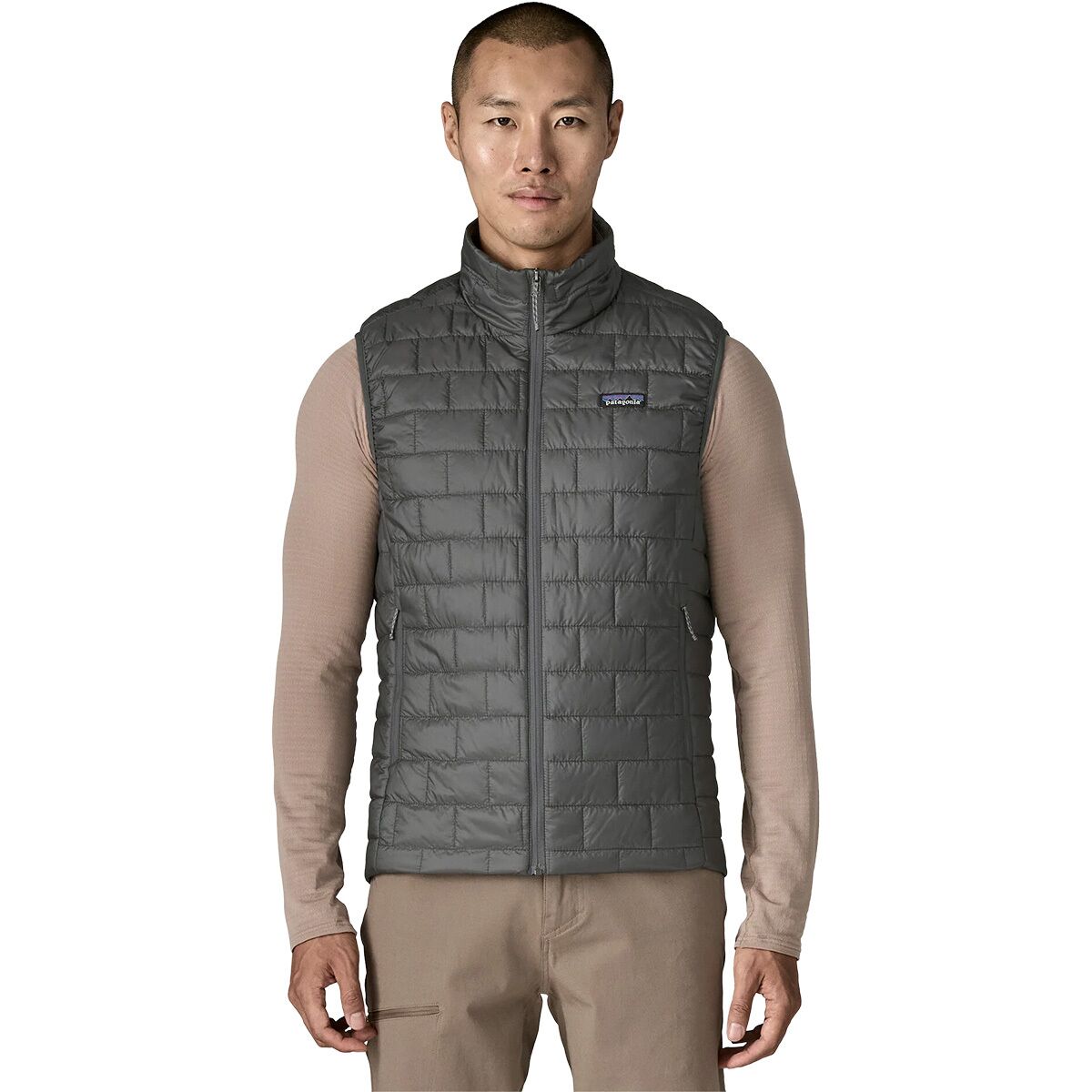 Image of Patagonia Nano Puff Vest - Men's Forge Grey, XL