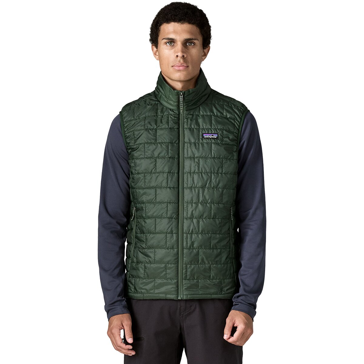 Image of Patagonia Nano Puff Vest - Men's Treeline Green, L