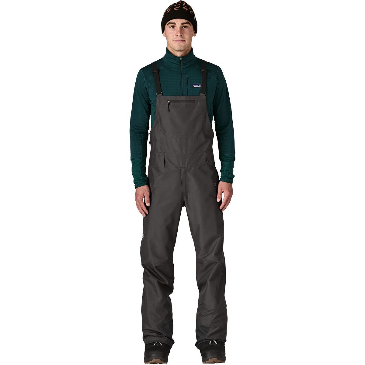 Image of Patagonia Powder Town Bib Pant - Men's Black, S/Reg