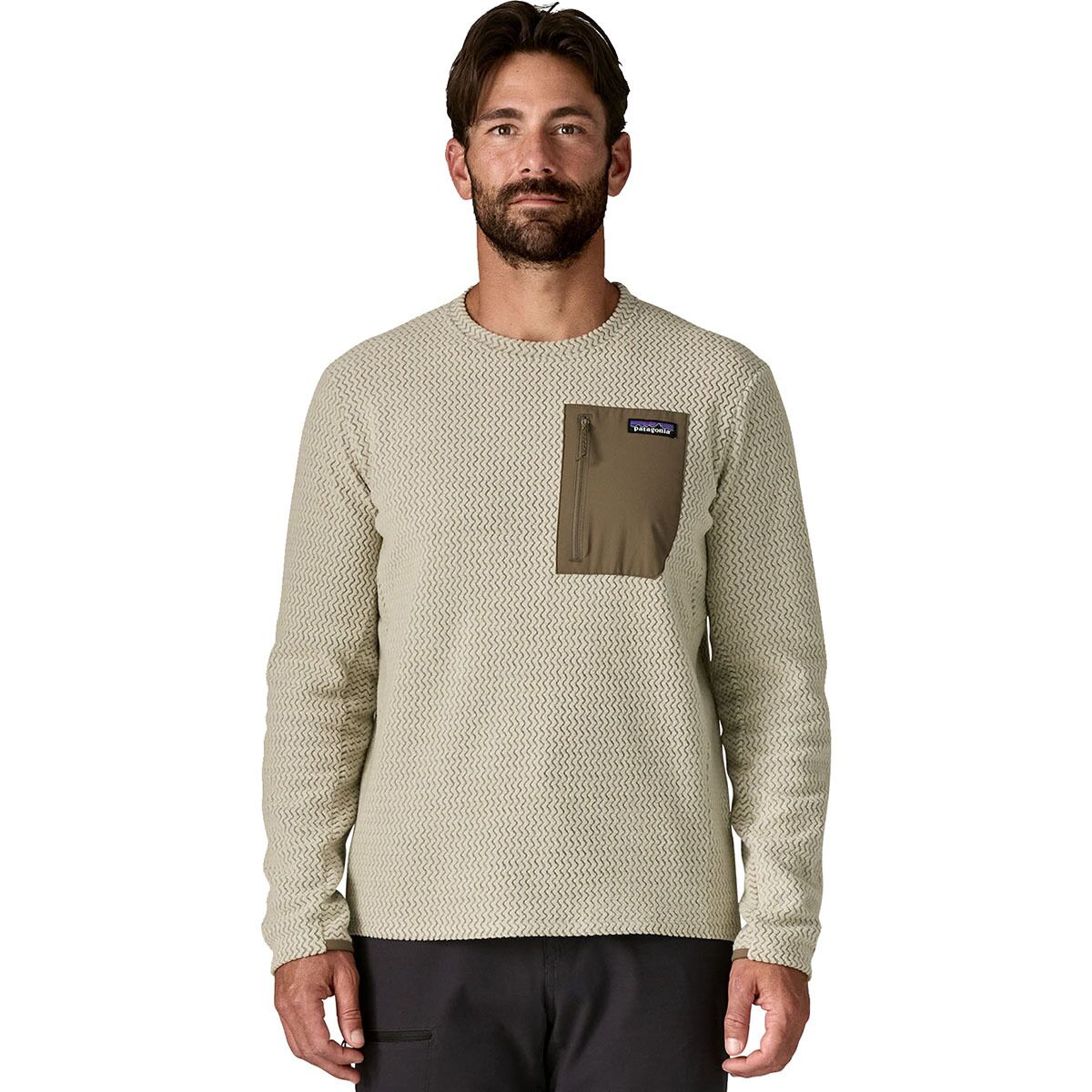 Image of Patagonia R1 Air Crew Pullover - Men's Pelican, XXL